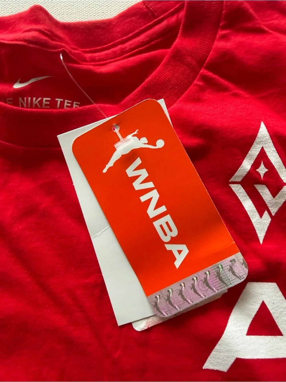 NWT Youth Nike Red Las Vegas Aces Graphic Tee with White Accents Size L (KB7)